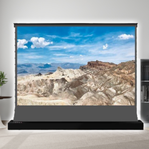 VIVIDSTORM SALR Motorized Tension Floor Rising Obsidian Long Throw ALR Projector screen